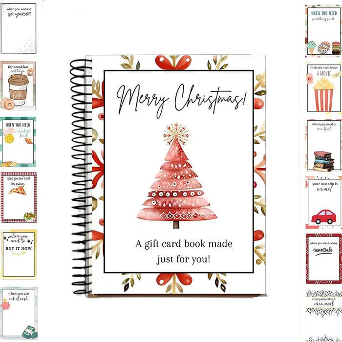 Meridust™ DIY Christmas Gift Card Album Book
