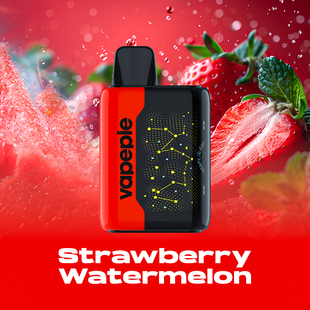 STRAWBERRY WATERMELON - VAPEPIE 25000 PUFFS - Star Sky Curved Screen