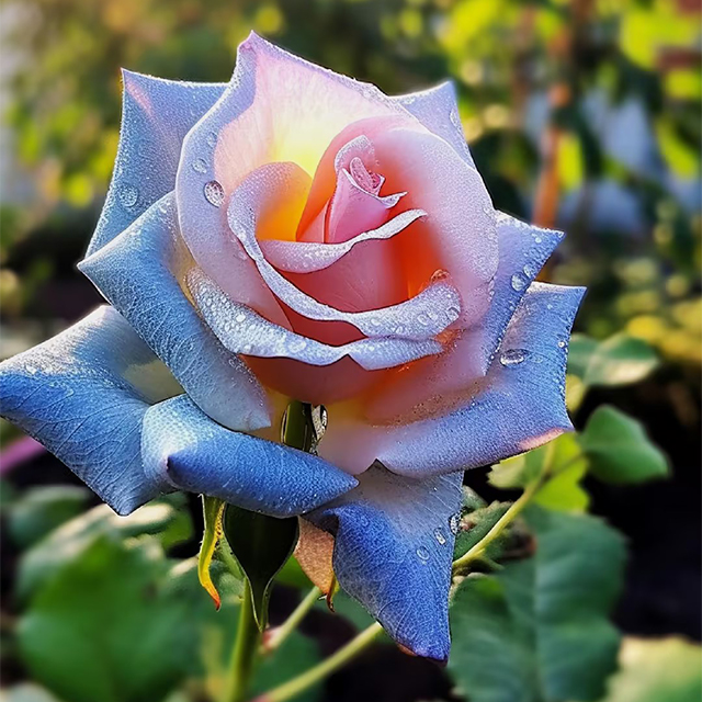 Rare Blue Pink Rose Seeds