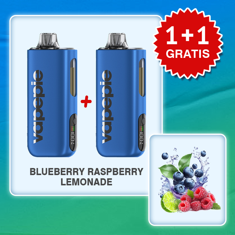 🎉Promocja 1+1 GRATIS!🎉Borówka-malina-lemoniada & VAPEPIE Max 40000 PUFFS