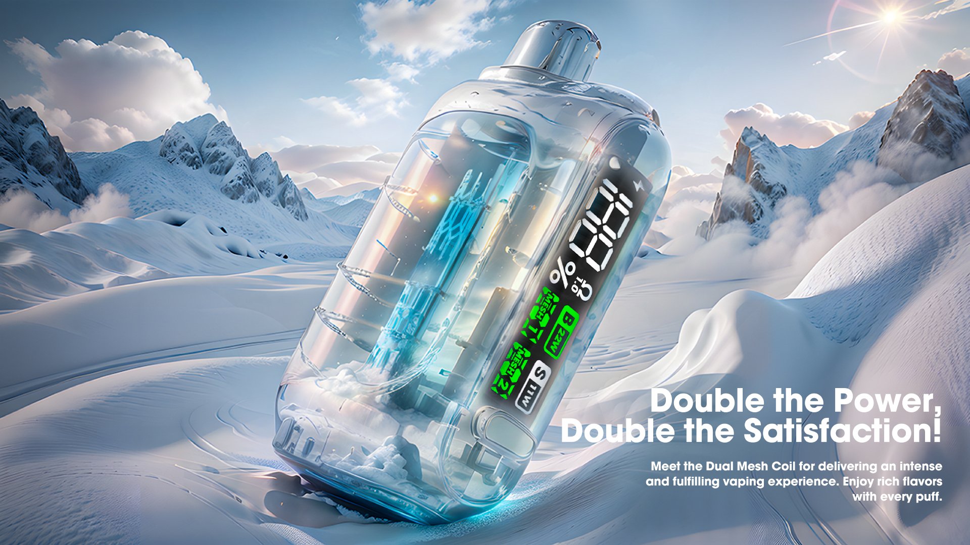 Vnitřní dual mesh cívka Vapepie RO 15000 šluků – intenzivní chuť a hustá pára