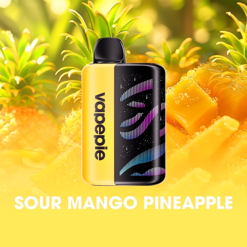 Saure Mango-Ananas | Wiederaufladbare Einweg-E-Zigarette – 35.000 Züge