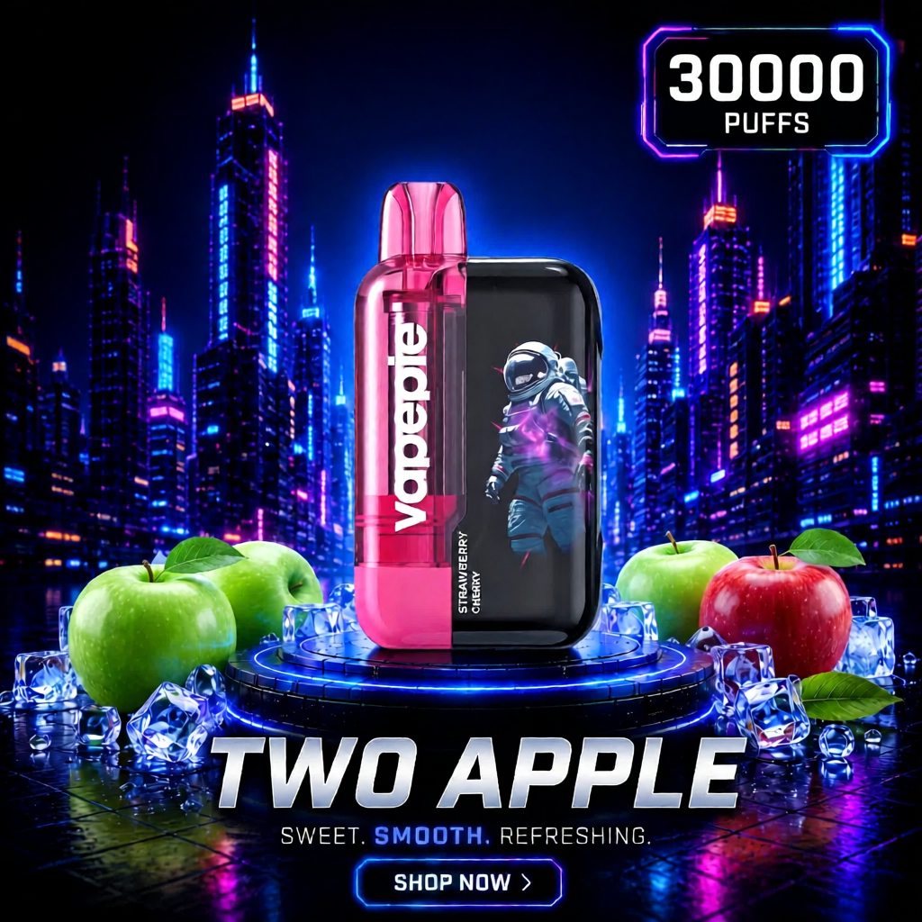 Two Apple丨Vapepie Ultra Phantom 30000 puffs Rechargeable Disposable Vape
