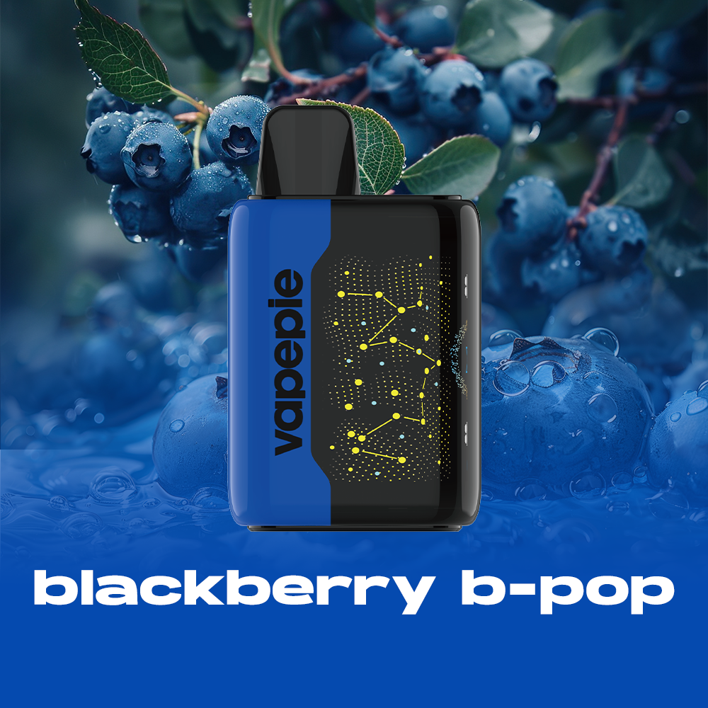 💥Akcia 1+1 ZADARMO!🔥Malina, Broskve A Limetka & VAPEPIE 25000 PUFFS - Star Sky Curved Screen