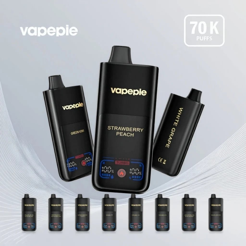 VAPEPIE Mega – 70.000 Züge – Enorme Dampfproduktion und langanhaltende Leistung