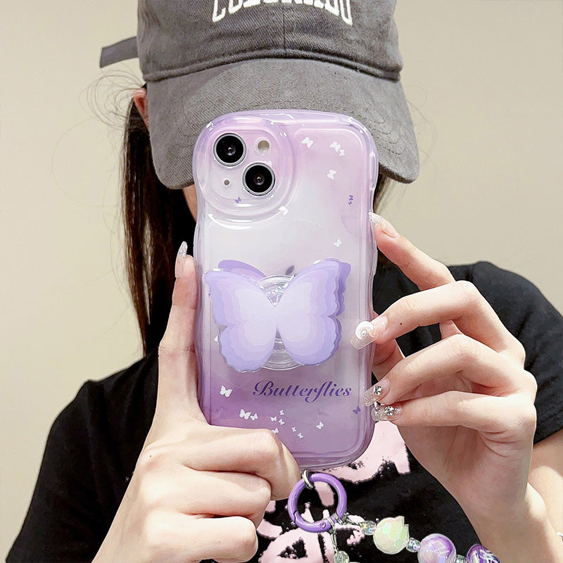 Shockproof Wave Edge Butterfly Case for iPhone