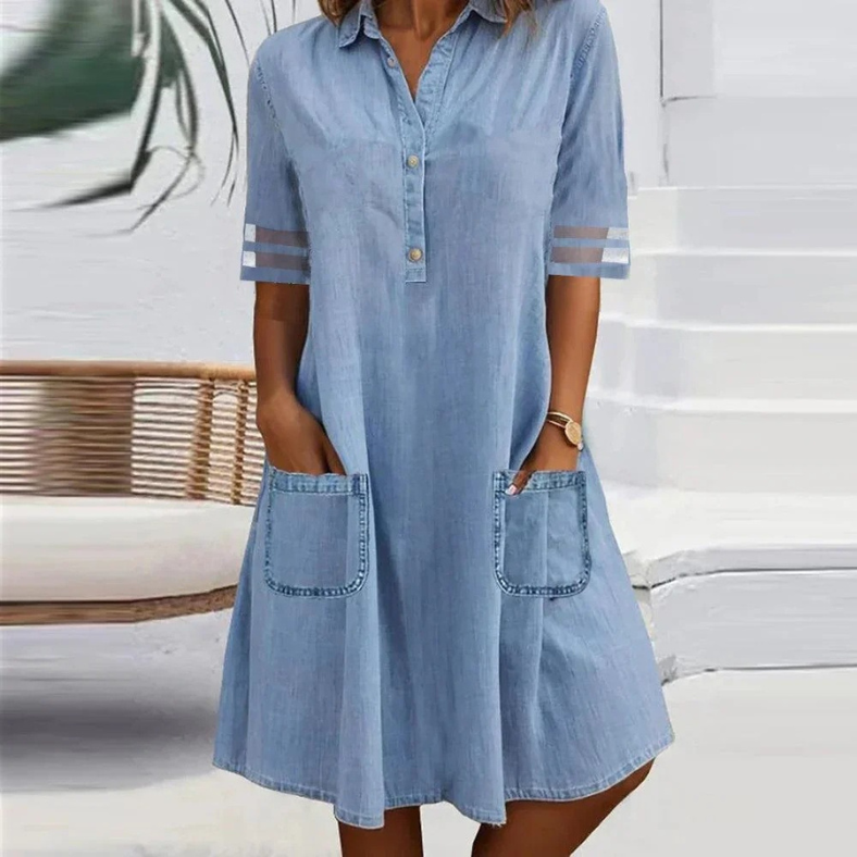 Aayla | Relaxed Denim Dress