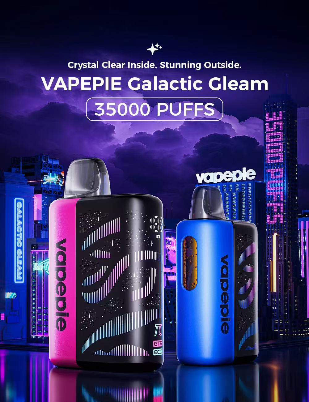 VAPEPIE GALACTIC GLEAM 35000 PUFFS