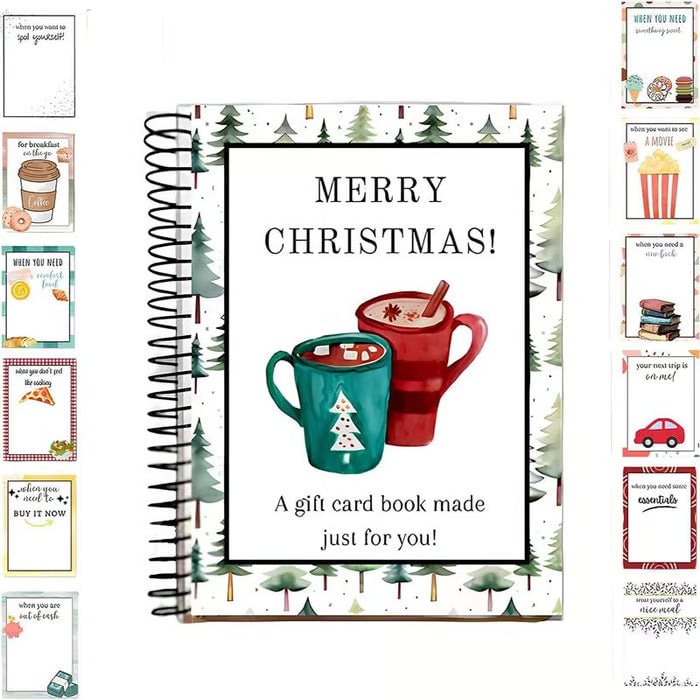 Meridust™ DIY Christmas Gift Card Album Book