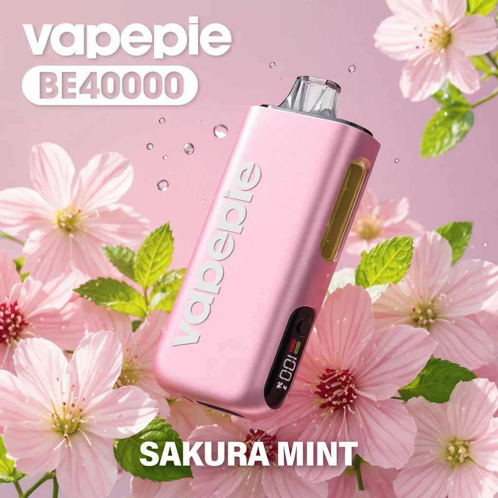 VAPEPIE Max 40000 PUFFS & Sakura menta íz