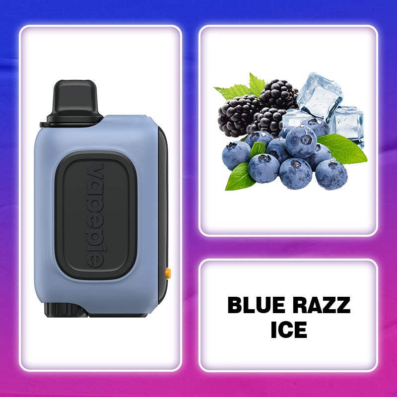 💥Akcia 1+1 ZADARMO!🔥Blue Razz Ice & Vapepie RO 15000 PUFFS
