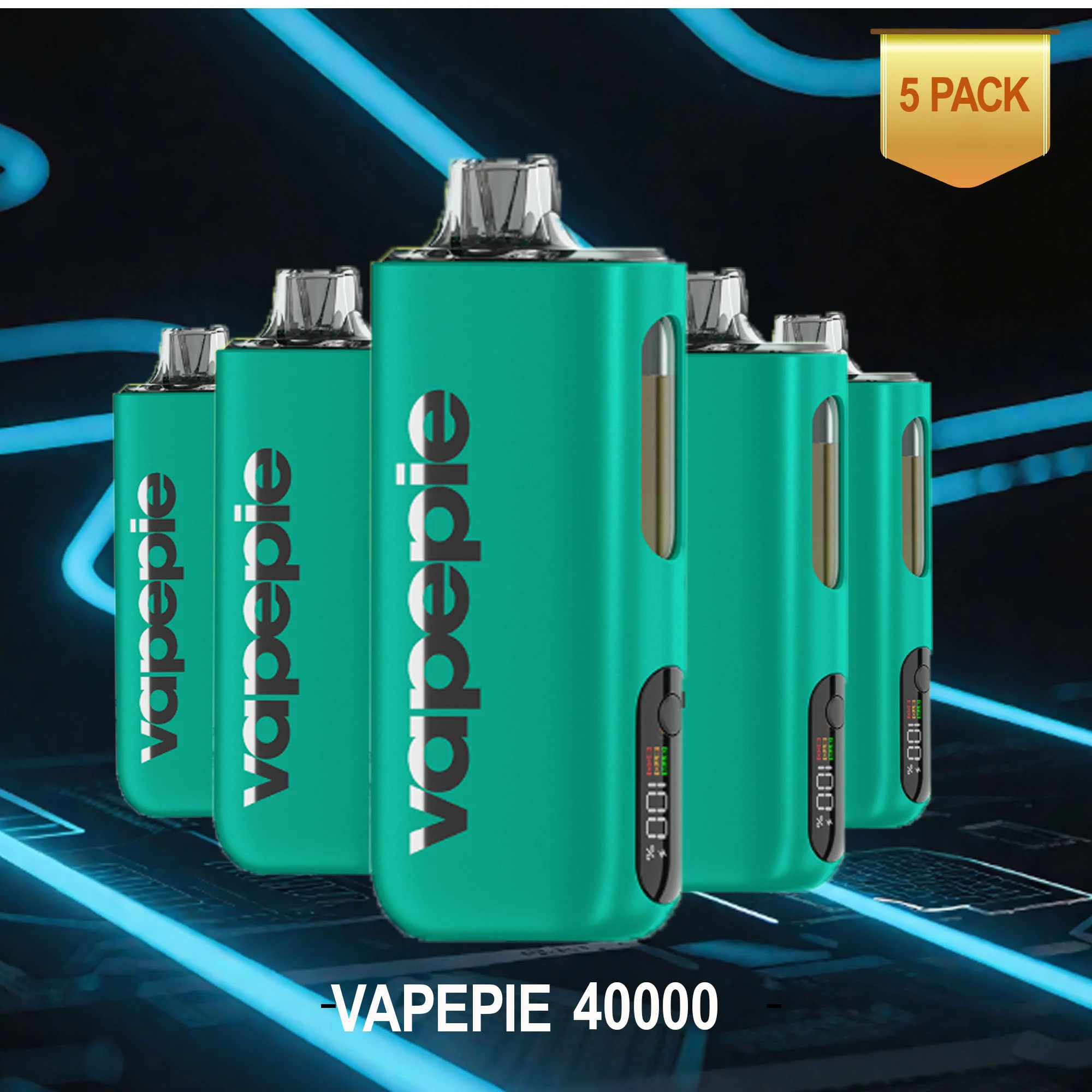 ✨5PCS Value Pack✨ VAPEPIE Max 40000 PUFFS - 12 Flavors