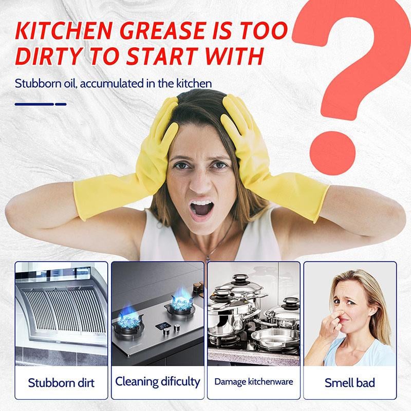 🔥2025 BEST SALE🔥 Multifunctional Powerful Kitchen Foam Cleaner🏠