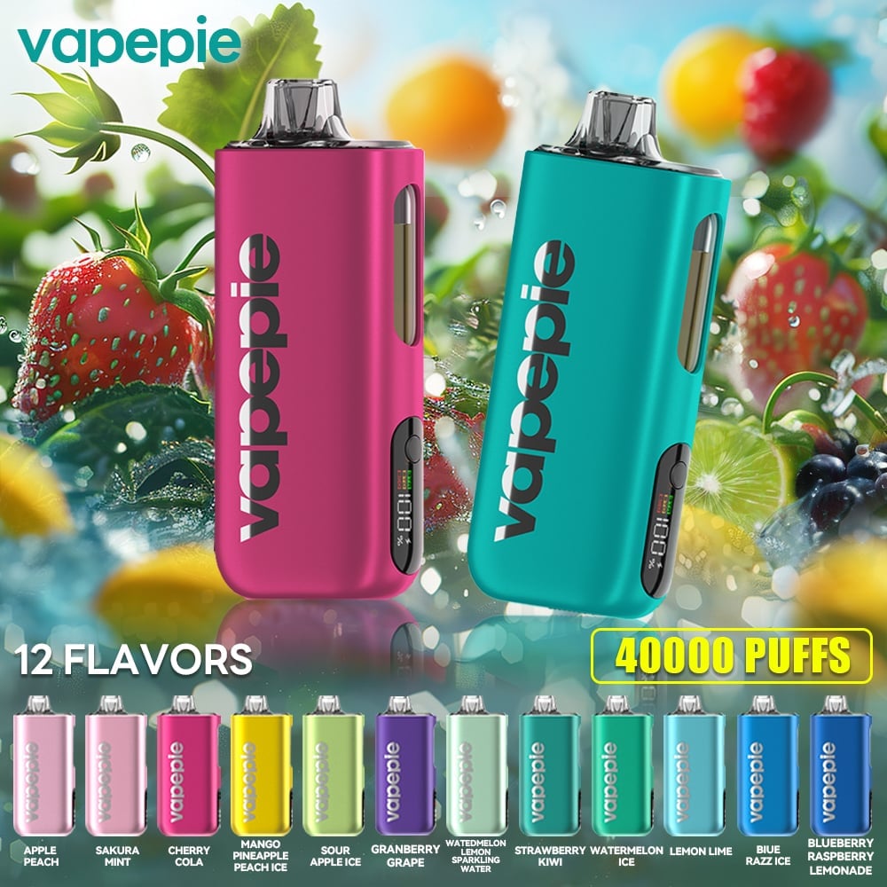 VAPEPIE Max 40000 PUFFS Rechargeable Disposable Vape - A variety of flavors available