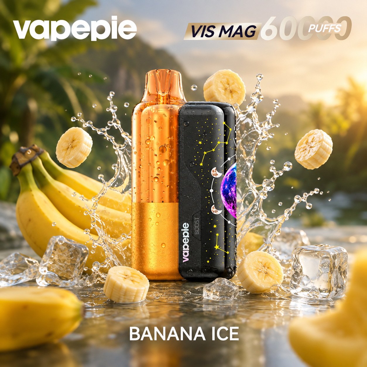 VAPEPIE VIS MAG 60 000 Potahů — 🔋Zařízení (baterie) + 💧Náplň (e-liquid)