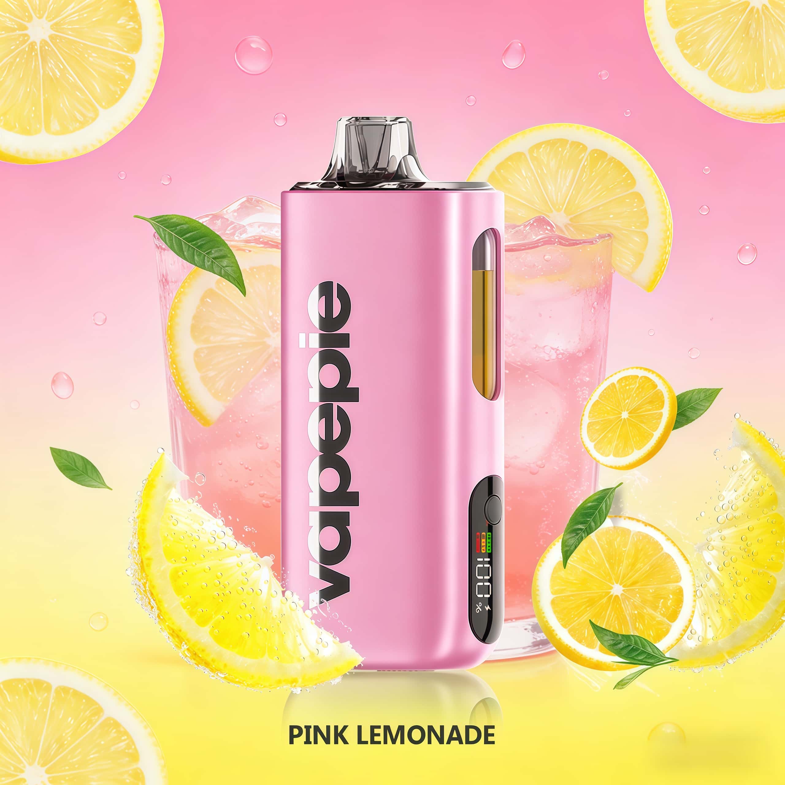Vapepie Pink Lemon Max 40000 Puffs Rechargeable Disposable Vape