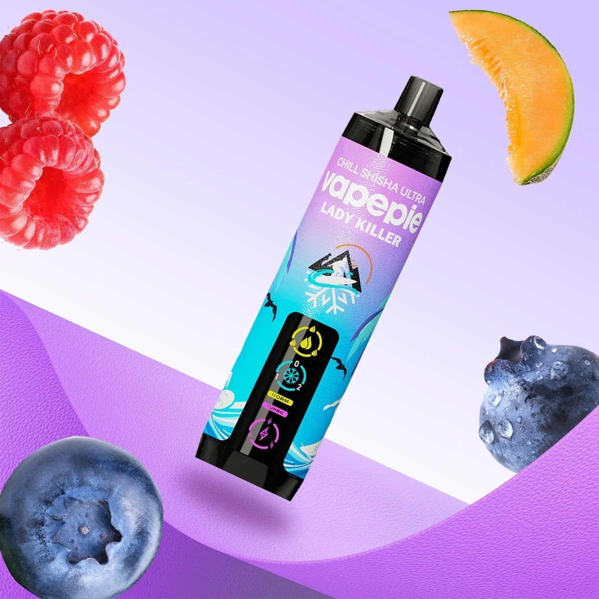 VAPEPIE AIRPUSH 20000 Slukkos Eldobható E-cigi – Hosszú Élettartamú, Vízpipás Tüdőszívás Élmény