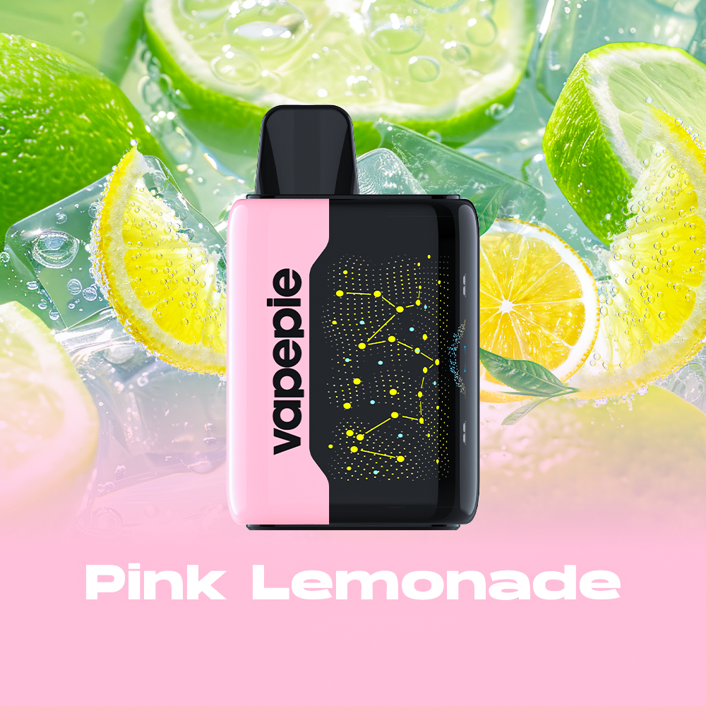 PINK LEMONADE - VAPEPIE 25000 PUFFS - Star Sky Curved Screen
