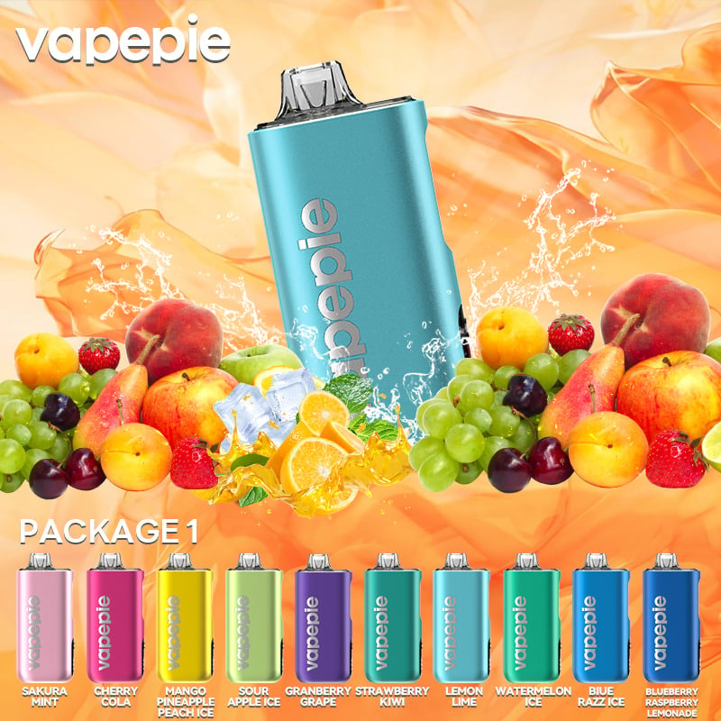 VAPEPIE Max 40000 PUFFS Rechargeable Disposable Vape - A variety of flavors available