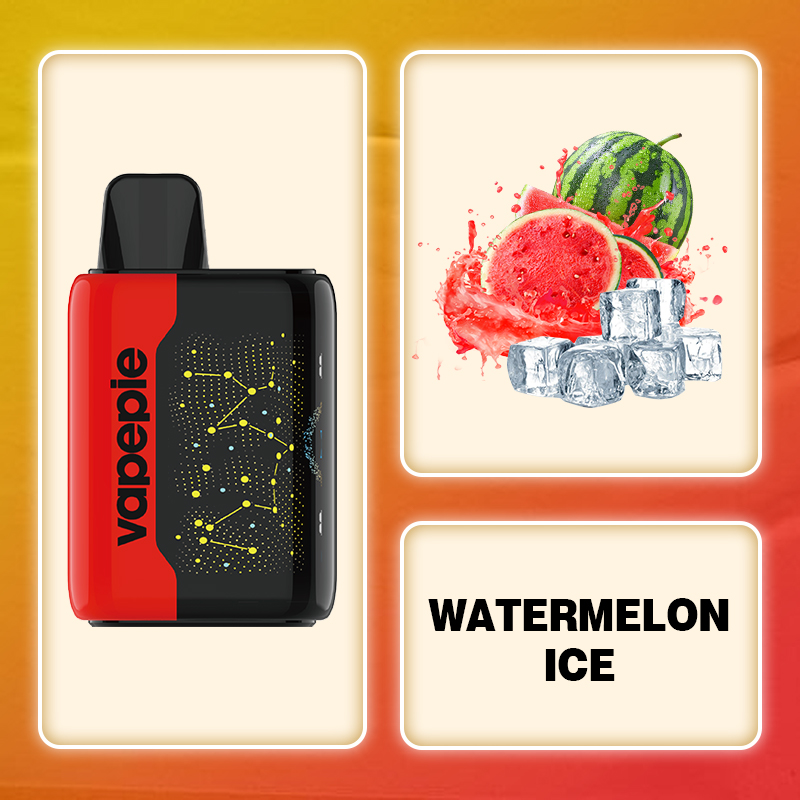 💥Akcia 1+1 ZADARMO!🔥WATERMELON ICE & VAPEPIE 25000 PUFFS - Star Sky Curved Screen