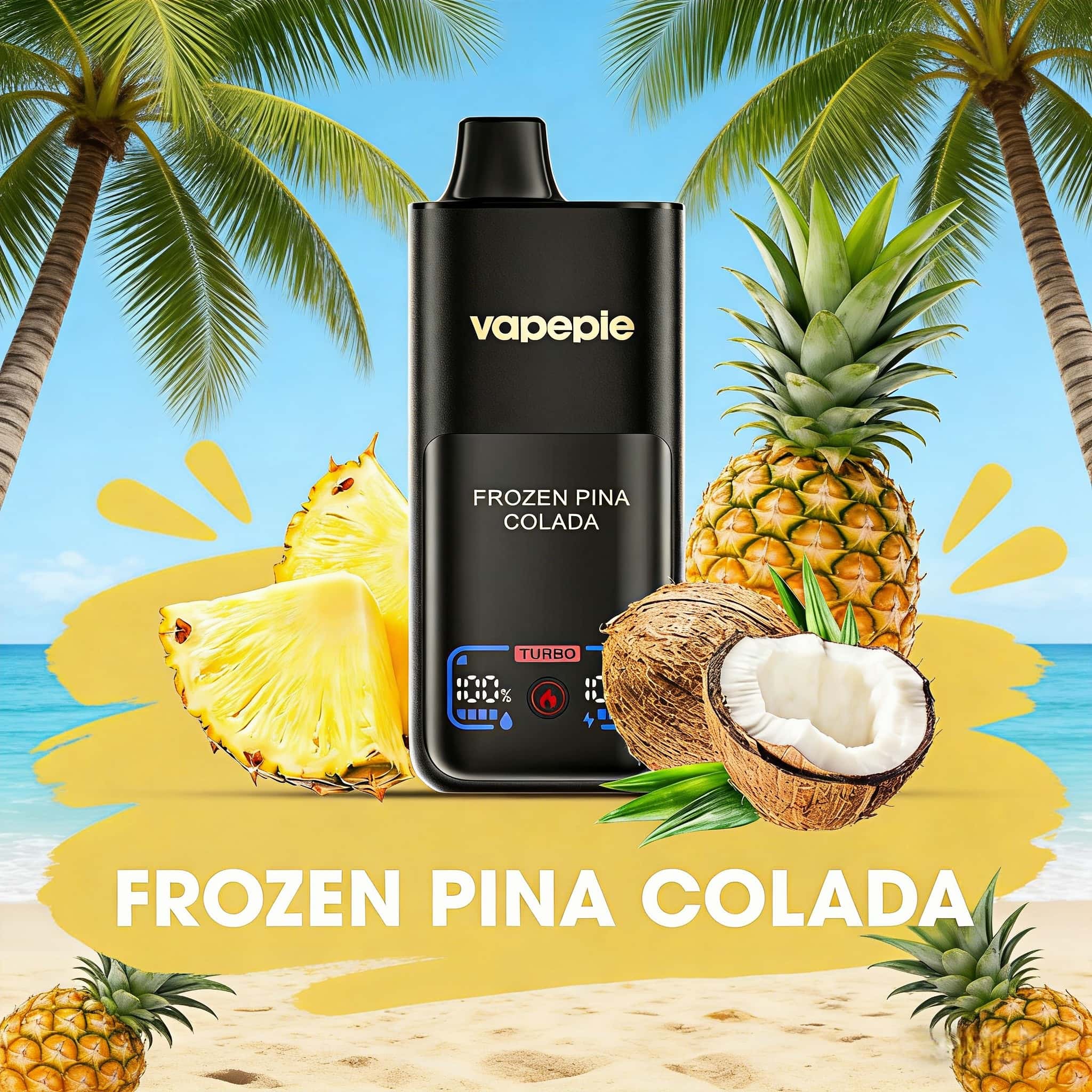 Frozen Pina Colada | 70000 Puffs Rechargeable Disposable Vape