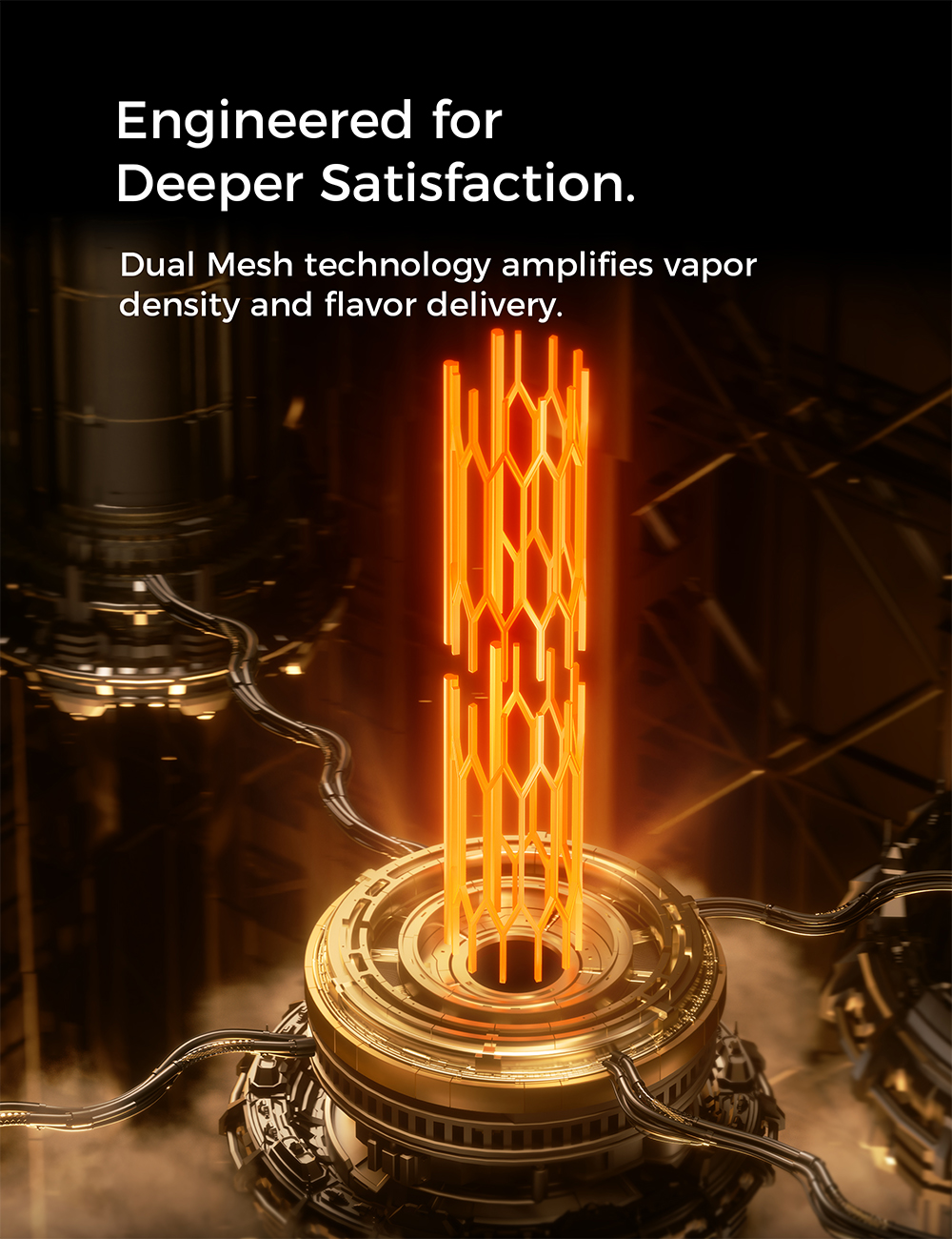 Technol&oacute;gia Dual Mesh Coil zariadenia VAPEPIE MATRIX