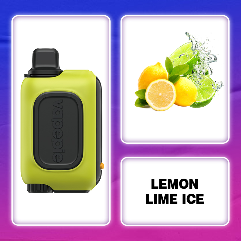 💥Akcia 1+1 ZADARMO!🔥Citron Limetka led & Vapepie RO 15000 PUFFS