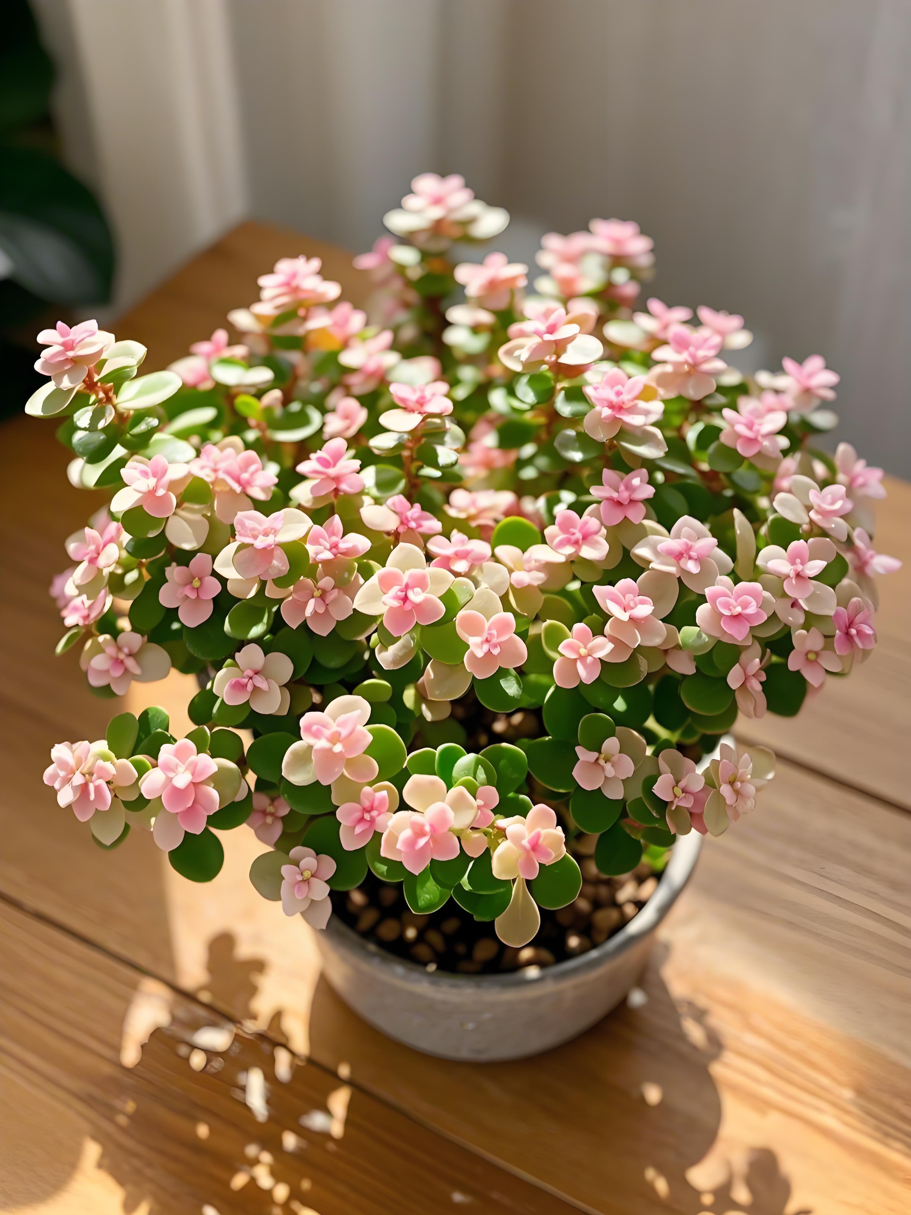 🎁Last Day 70% OFF🌺 Portulacaria afra 'Variegata' Succulents🍭