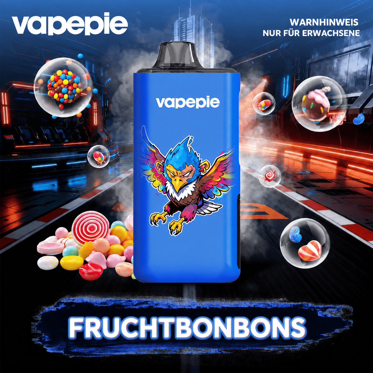 🔥 NEUES Vapepie Pro Upgrade – 40 000 Züge | Mesh 0,55 Ω | 3 Leistungsmodi