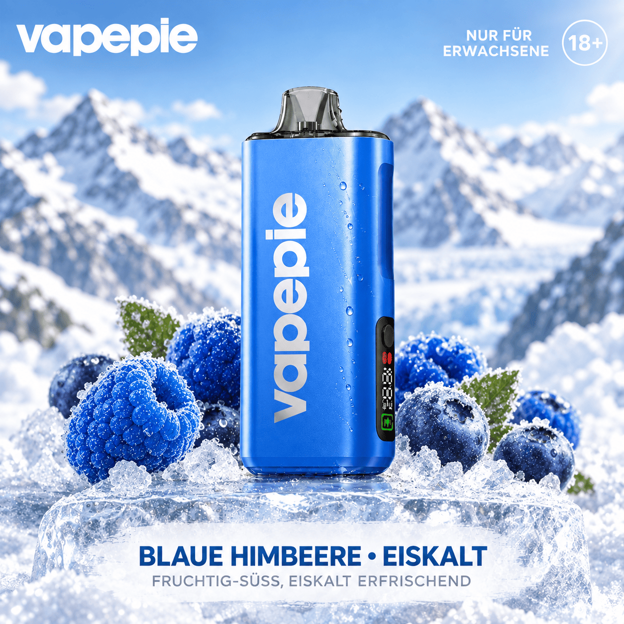 🔥 NEUES Vapepie Pro Upgrade – 40 000 Züge | Mesh 0,55 Ω | 3 Leistungsmodi