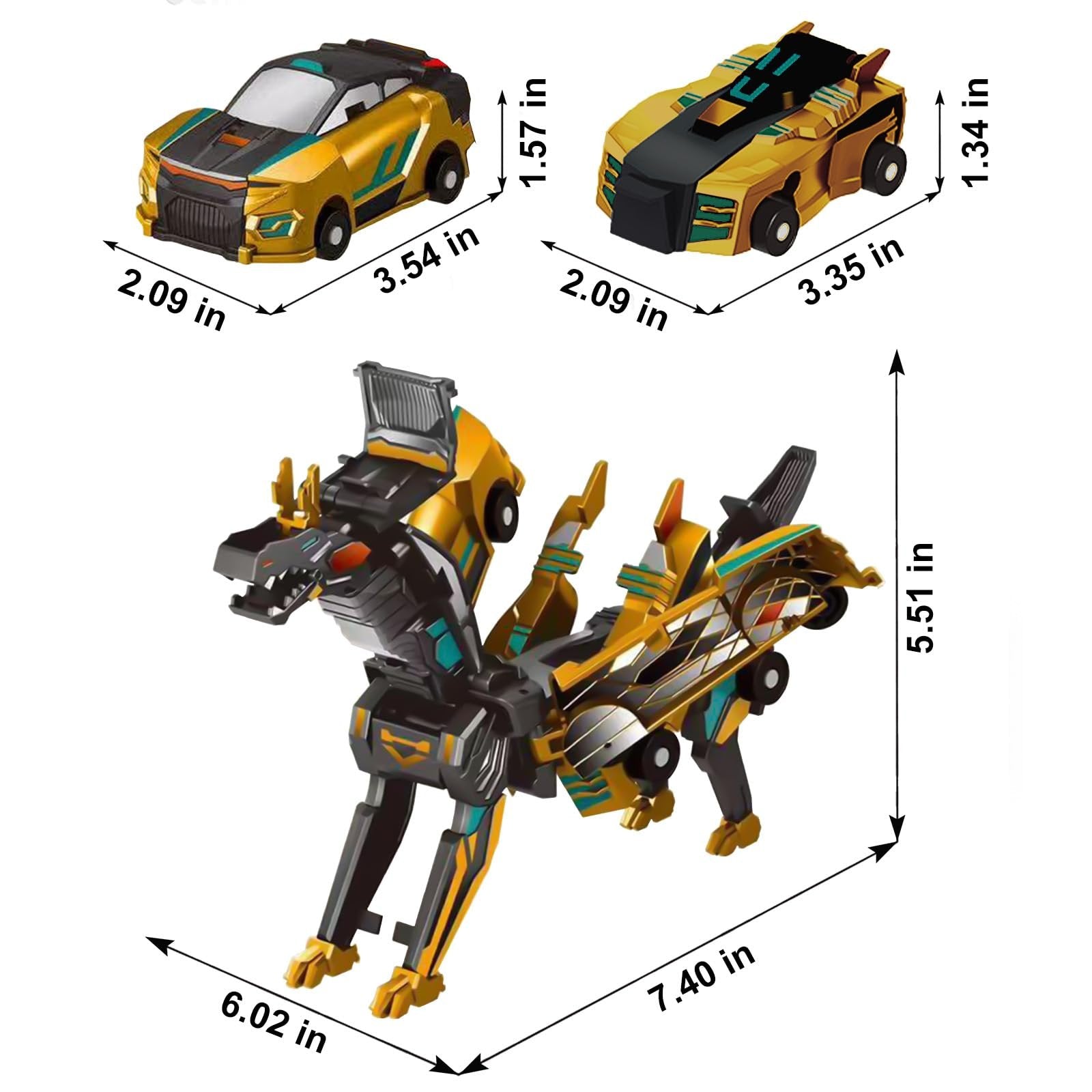 🎁✨ Kollisionsverwandelndes Dinosaurier-Auto-Spielzeug