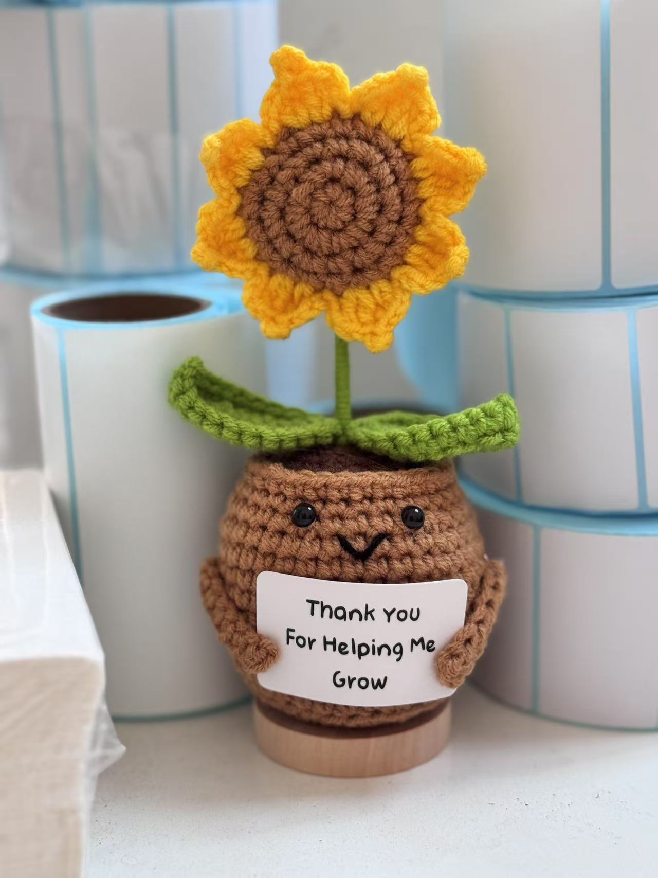 Handmade Inspirational Crochet Dolls – Mini Positive Energy Gifts for Christmas & Birthdays