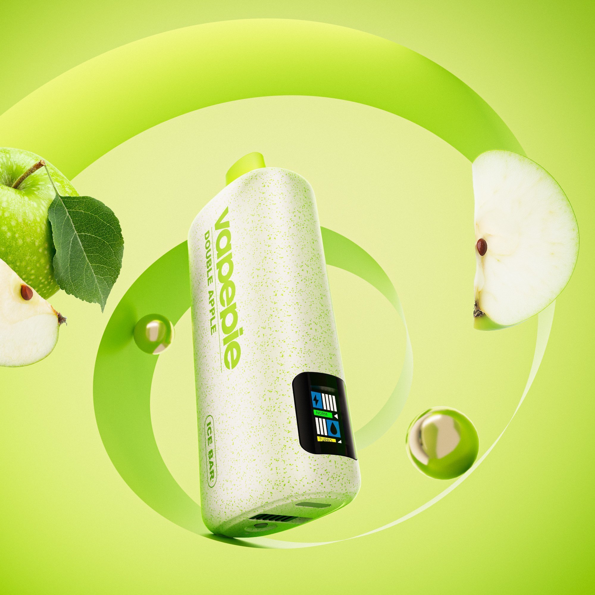 DOUBLE APPLE-VAPEPIE PowerGo 9800 PUFFS