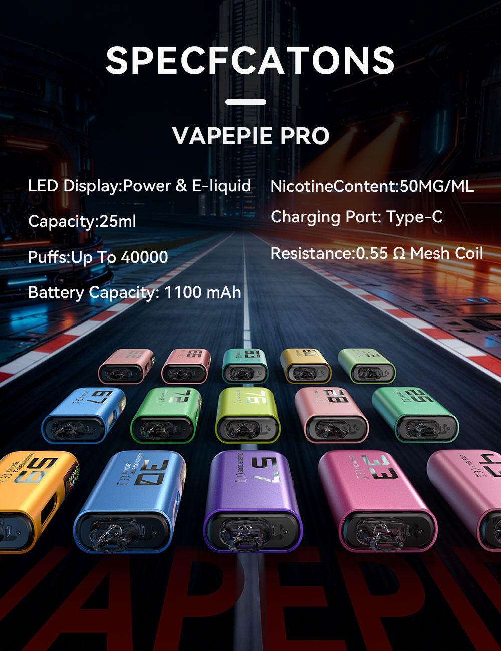 Opakowanie VAPEPIE PRO 40000