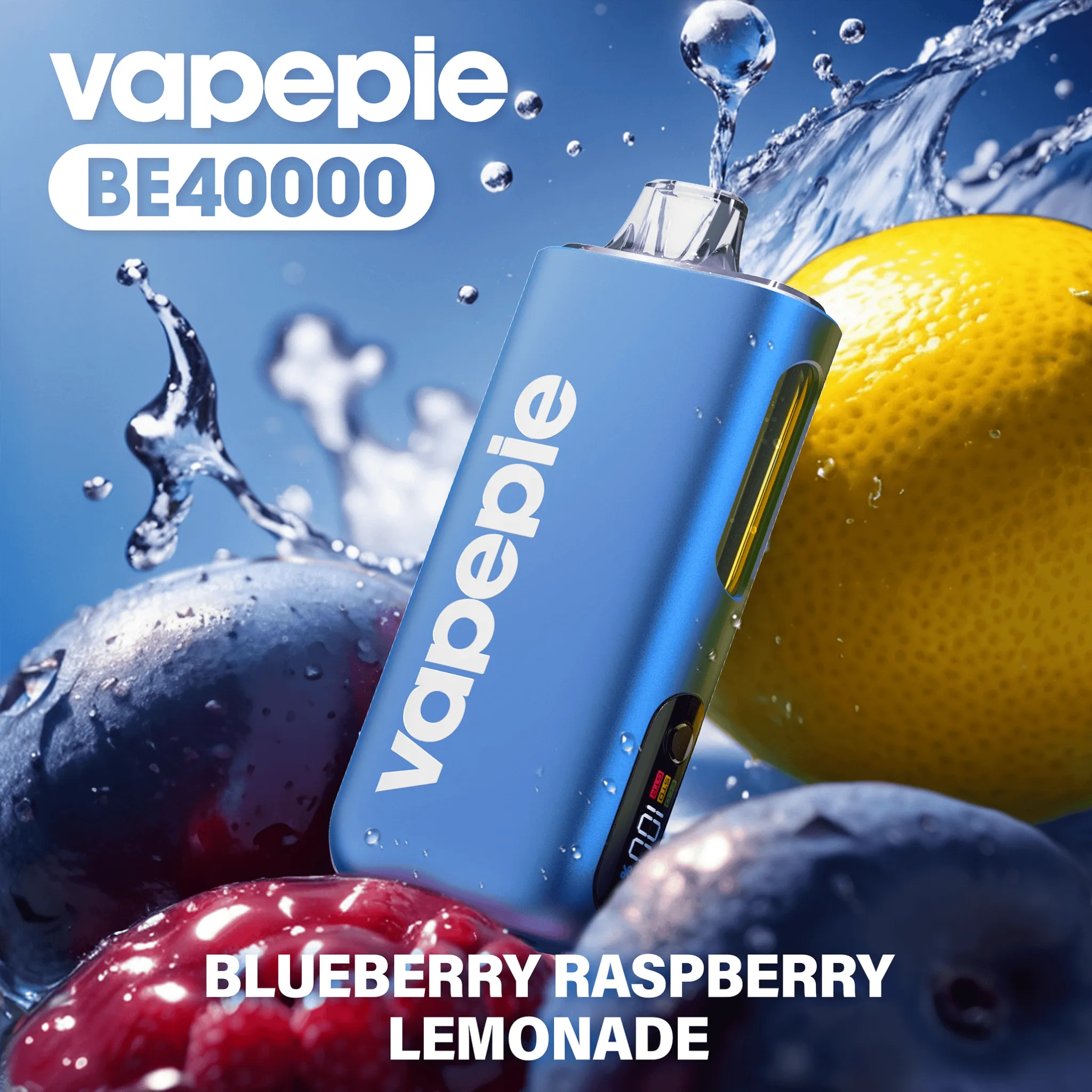 🔥Vapepie Max 40000 tŕžkov – Chuť borůvky a citrónu