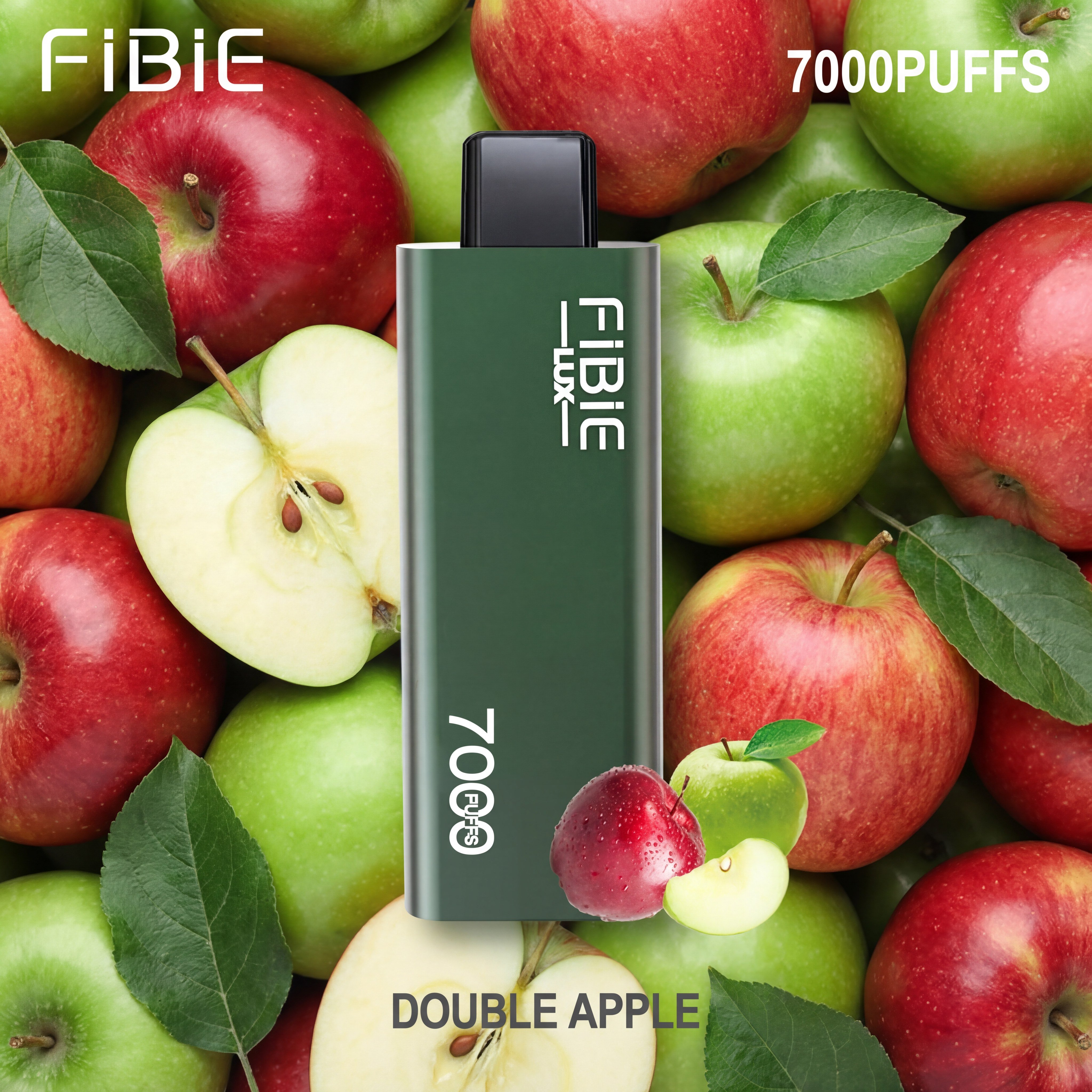 FIBIE   7000 PUFFS – Podwójny smak jabłkowy