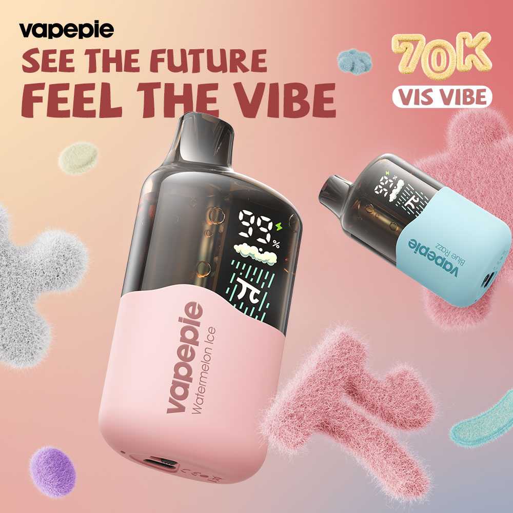 VAPEPIE VIS VIBE 70 000 slukk | Már elérhető