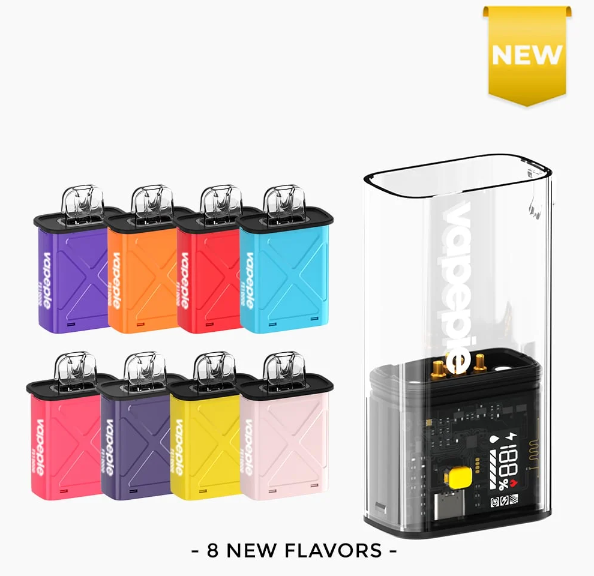 VAPEPIE Disposable Pod 10000 Šluků (8+1 sada) – tvůj nový oblíbenec je tady!