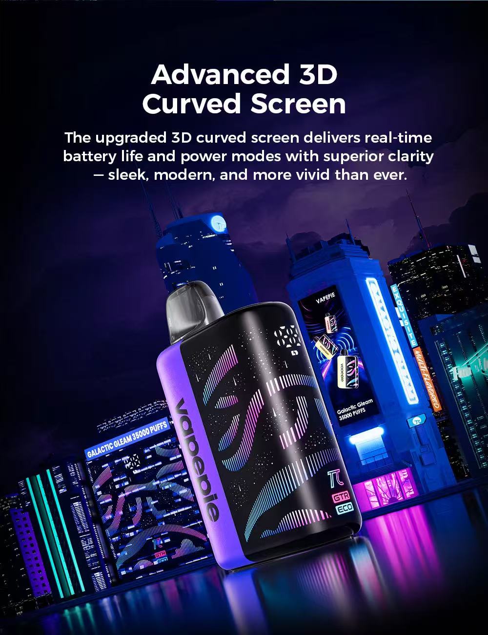 VAPEPIE GALACTIC GLEAM 35000 PUFFS