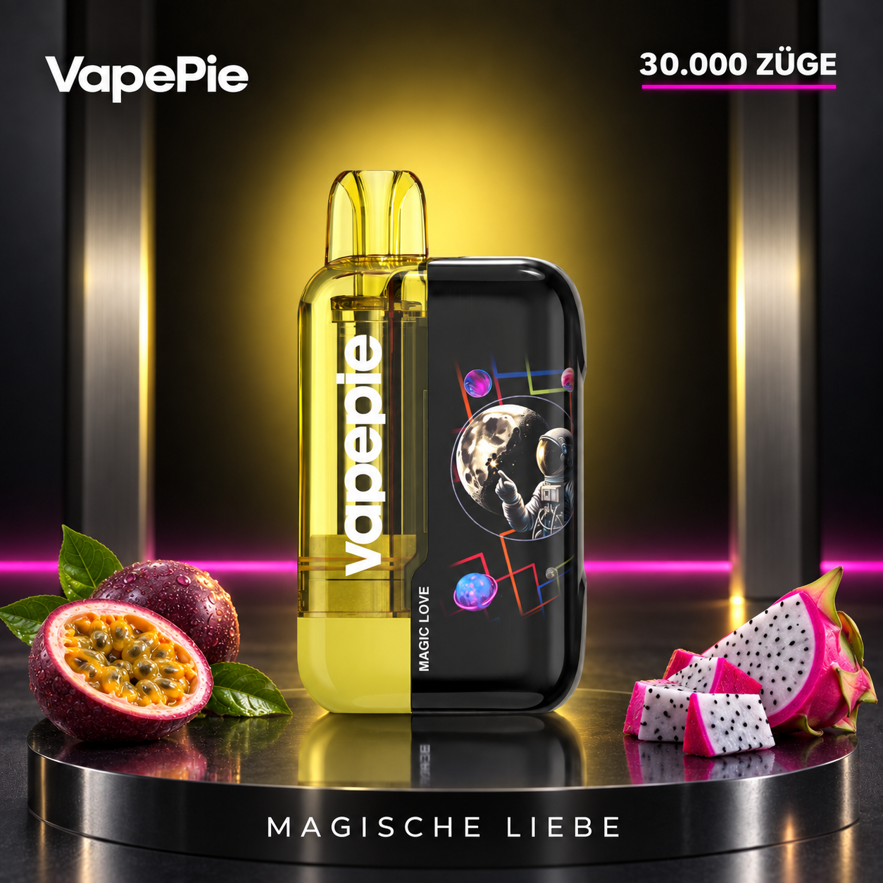 Vapepie Ultra Phantom 30 000 Züge – Nachfüllbare elektronische Einwegzigarette, erhältlich in mehreren Geschmacksrichtungen