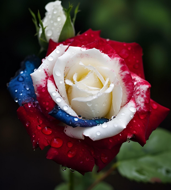 Rare Three-color Rose Seeds For Home Potted Garden