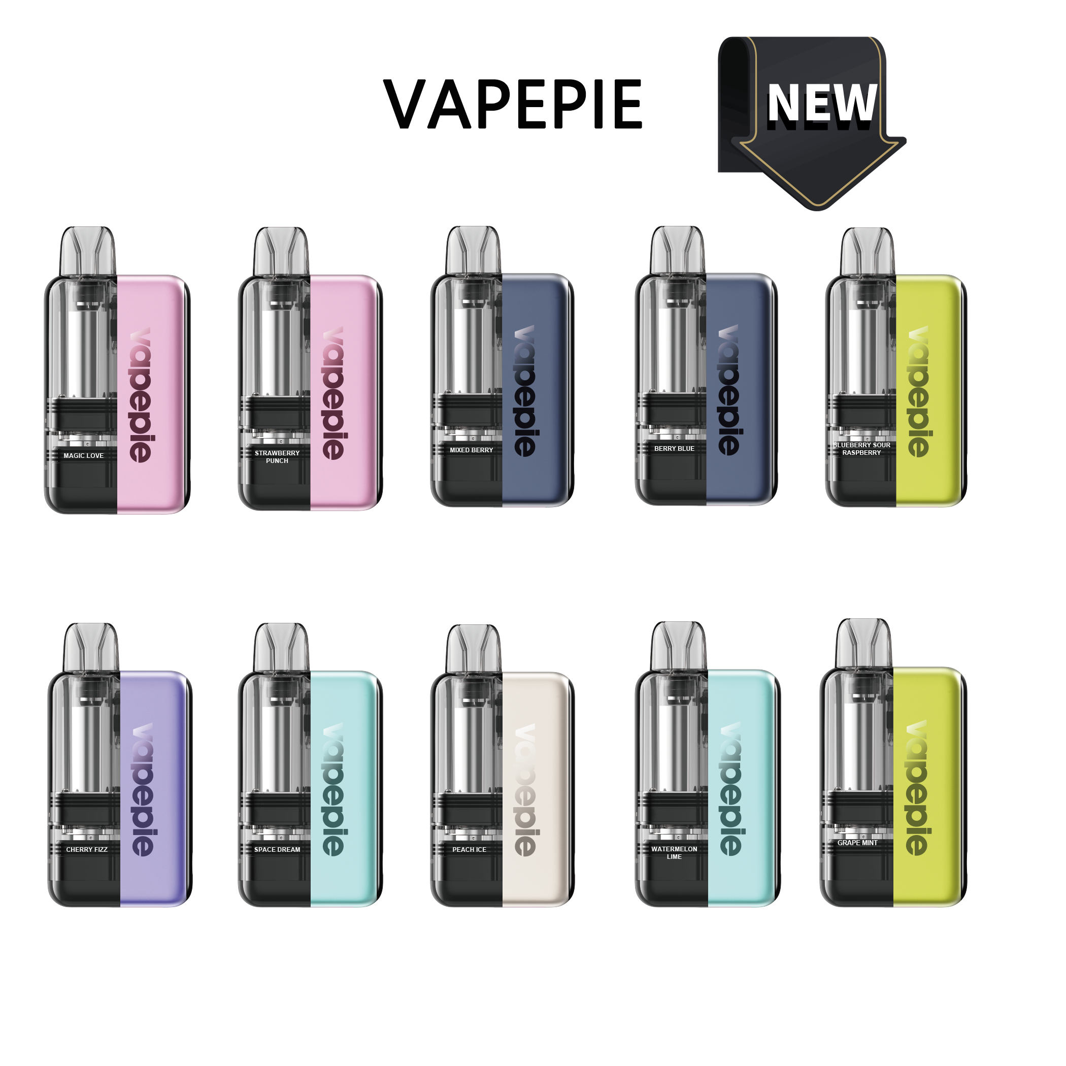 ⭐VAPEPIE Ultra X 15000 Puffów - Kaseta wymienna Tick Tock Collection