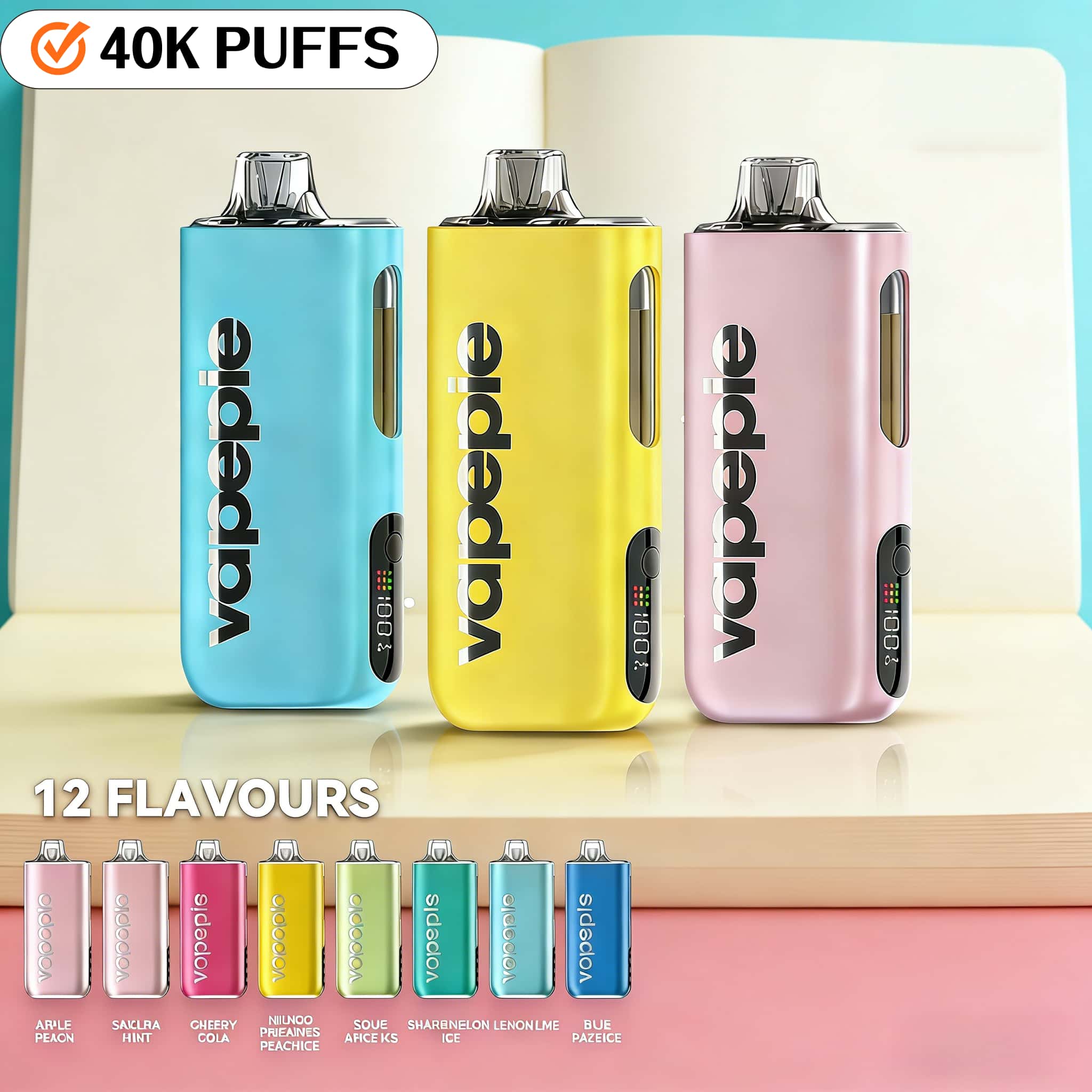 VAPEPIE Max 40000 PUFFS Rechargeable Disposable Vape - A variety of flavors available