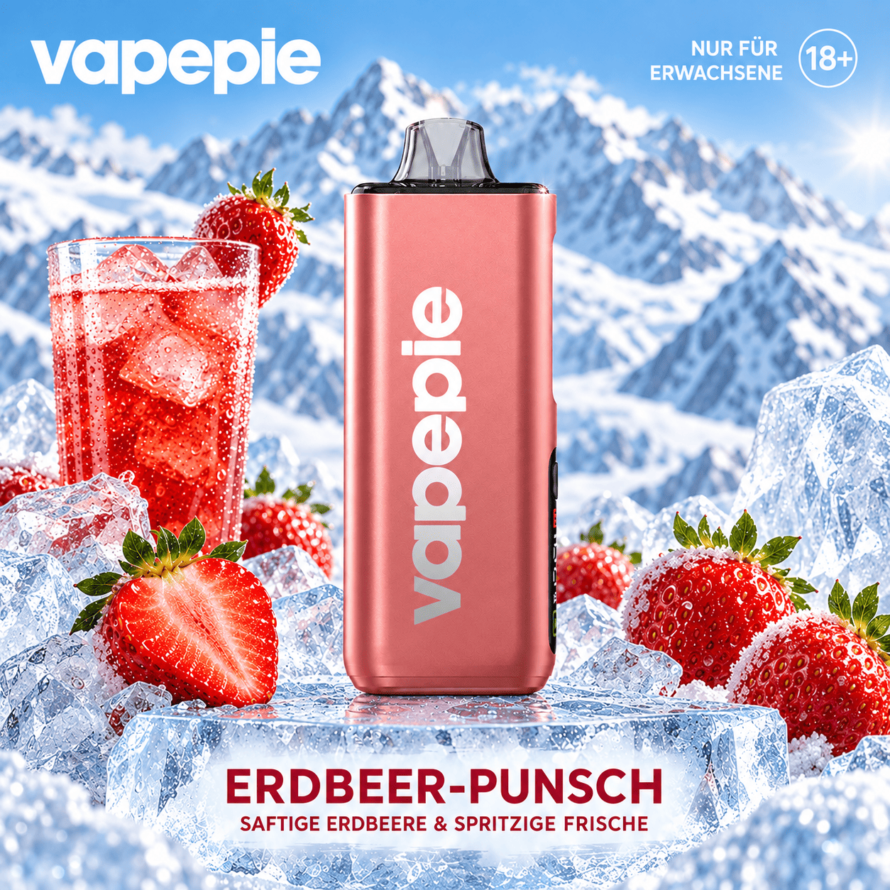 🔥 NEUES Vapepie Pro Upgrade – 40 000 Züge | Mesh 0,55 Ω | 3 Leistungsmodi