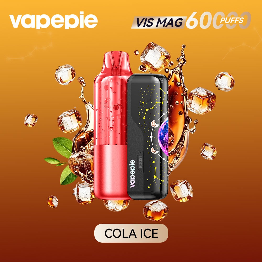 Nouveau modèle à pod remplaçable Vapepie VIS MAG 60 000 bouffées （Teneur en nicotine : 3 %）