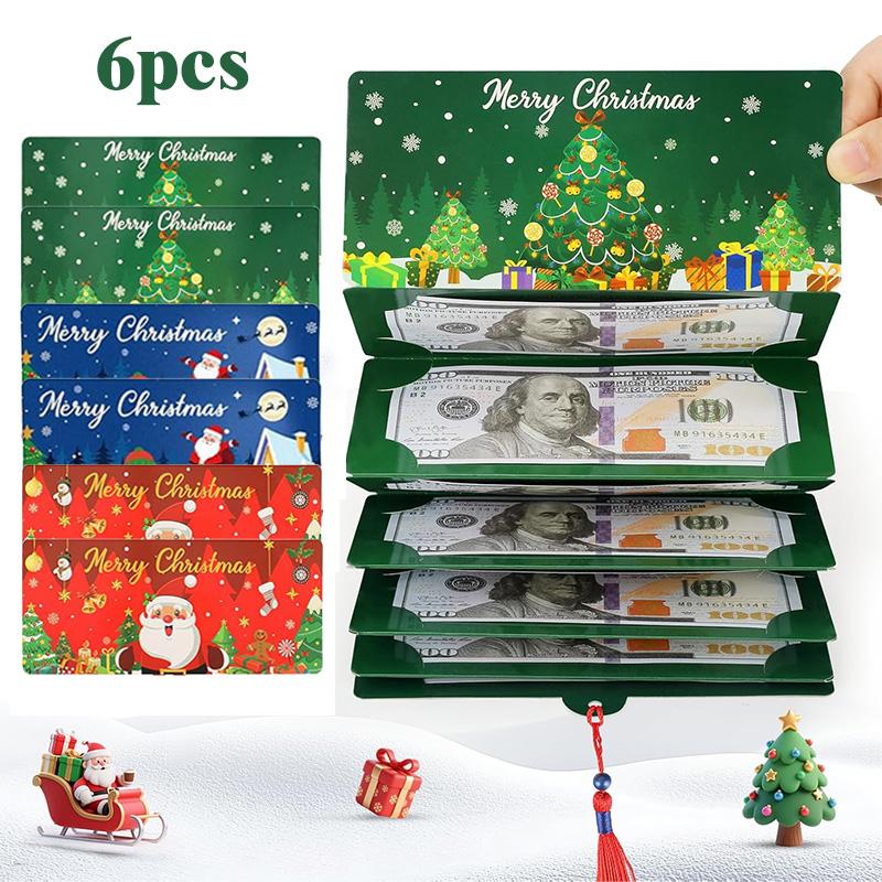 🔥LAST DAY 49% OFF - 3PCS Surprise Card Holder Christmas Cashs Money Clip