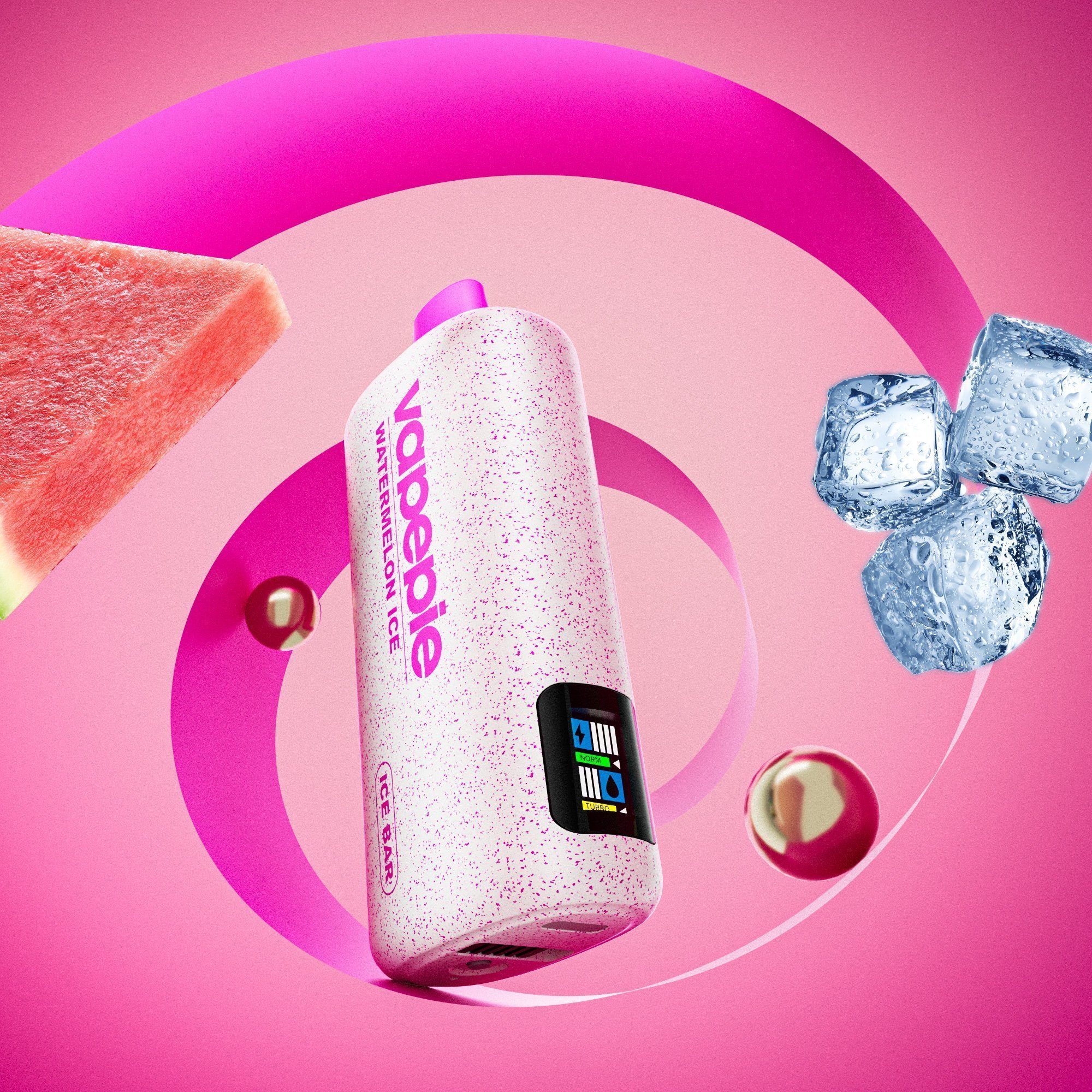 WATERMELON ICE-VAPEPIE PowerGo 9800 PUFFS